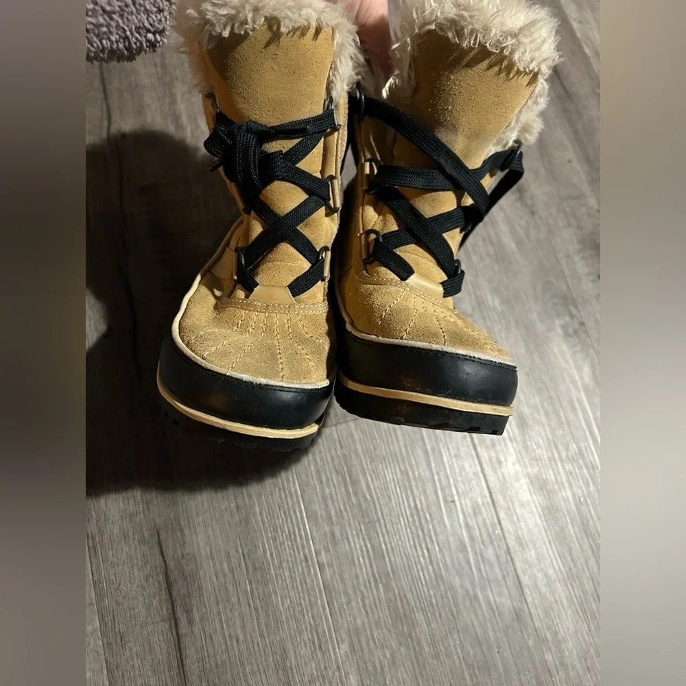 Womens Sorel Tivoli Fur Lined Lace Up Boots 6.5 - Picture 5 of 10